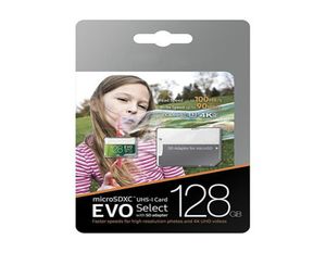 EVO Select Plus – carte micro sd pour smartphone, 32 go, 64 go, 128 go, 256 go, capacité réelle, carte TF, caméra HD 4K, carte de stockage, 100 mo, 7132435