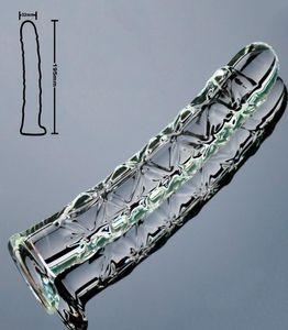32 mm Big Pyrex Glass Dildo Dick Artificiel Male Mas Gentit anal Butt Fild Adult Female Masturbation Sex Toy pour femmes hommes Gay Y2510014