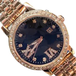 32mm montre femme designer de haute qualité en acier inoxydable 904l montres à quartz en or rose boucle pliante calendrier glacé montre reloj hombre sb069 C4