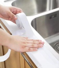 Bande adhésive blanche en PVC pour scellage d'évier, 32m x 38mm, étanche, pour salle de bain, douche, mur de cuisine, adhésif 4615223