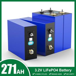 32 pièces 3.2V 271Ah 280Ah Lifepo4 batterie Grade A batterie rechargeable solaire bricolage 12V 24V 48V pour camping-car électrique fauteuil roulant voiturette de Golf