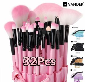 32pcs Cosmetische make -upborstels Set poeder foundation oogschaduw eyeliner lip borstelgereedschap make -up borstels schoonheid gereedschap pincel ma8625088