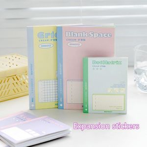 32Sheets Uitbreidingstickers Memo Pads Sticky Notes School Office Supply Student Stationery Message Sticker Label Grid/Dot/Blank