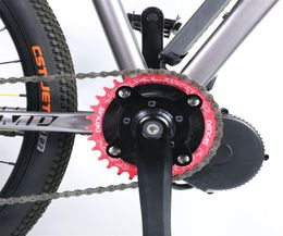 32T 34T 36T 38T Rueda de cadena de bicicleta ancha estrecha MTB Bic como encuesta de bicicleta W 104 BCD Cain -Ring Spider Adapter para Ebike Motor6209673
