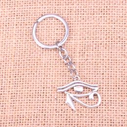 33*27mm ancien egypte oeil d'horus porte-clés, nouvelle mode à la main en métal porte-clés fête cadeau livraison directe bijoux