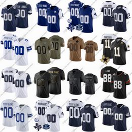 33 Tony Dorsett Football Jersey Dak Prescott Ezekiel Elliott Ceedee Lamb Leighton Vander Esch Micah Parsons Tony Pollard E. Smith Rico Dowdle Tyler Guyton