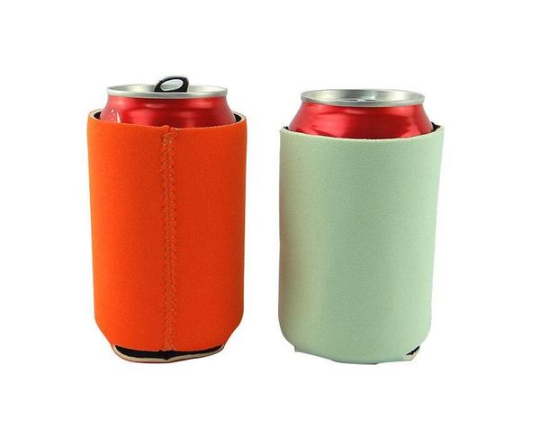 330MLCan-funda aislante de neopreno para girasol, soporte para lata de béisbol, cubiertas para botellas de agua, estuche para botellas, bolsa, flor de leopardo