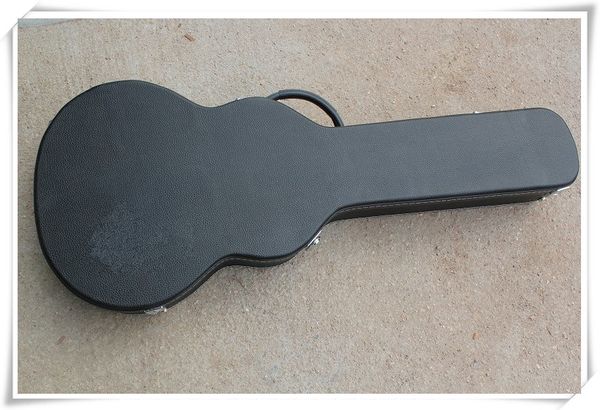 Étui rigide noir pour guitare électrique 335, la couleur et le logo peuvent être personnalisés selon votre demande