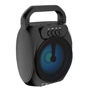 338 iluminación colorida Altavoz Bluetooth Unidad flash USB Conexión Bluetooth Sistema de audio portátil para exteriores