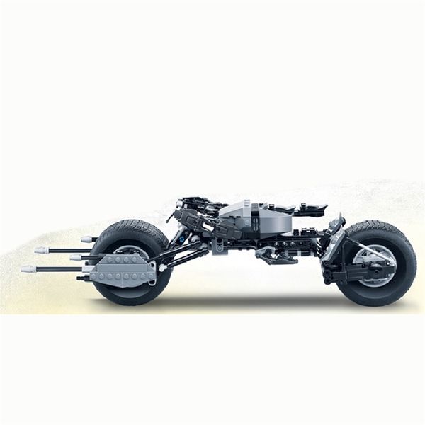 338 Pièces Superhero Series Bat Mobile Bat Pod Compatible The Tumbler Building Set Block Toy 7115 220715