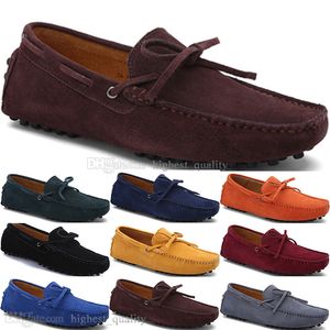 339 nieuwe mode heren casual schoenen lederen brits stijl lente paar echt erwten scrub mannen rijden luie man overschoenen buiten comfortabel ademend zwart geel