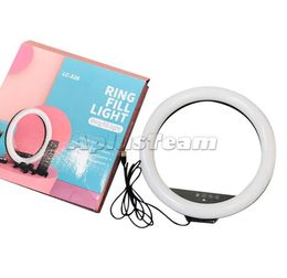 33CM Dual-Position Fill LampCTouch Afstandsbediening 13-Inch ring LED Selfie beauty Lamp LC-328 Nieuw