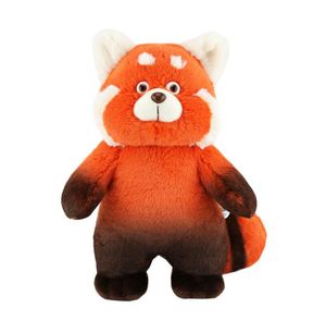 33 cm en peluche en peluche tournant Panda rouge en peluche ours garçon gril jouets de couchage cadeaux d'anniversaire