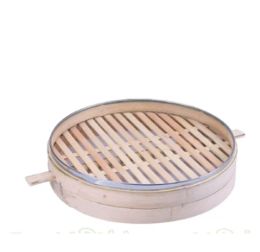 33 cm tot 60 cm Big grote bamboe stoomboot gestoomde broodjes lade Buns vis rijst dumpling cooker lade dumpling stoomboot chef pot keuken