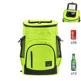 Bolsa de refrigerador de 33L, suave, grande, 36 latas, mochila enfriadora aislada, nevera térmica isotérmica, bolsa de cerveza de viaje para playa, mochila icebag 240116