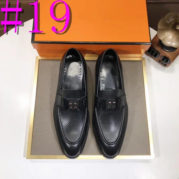 33 Modelo Mocasines para hombre Zapatos de vestir de diseñador de cuero Zapatos para caminar al aire libre para hombre Zapatillas cómodas para hombre Fiesta Boda Trabajo de oficina Zapato Oxford