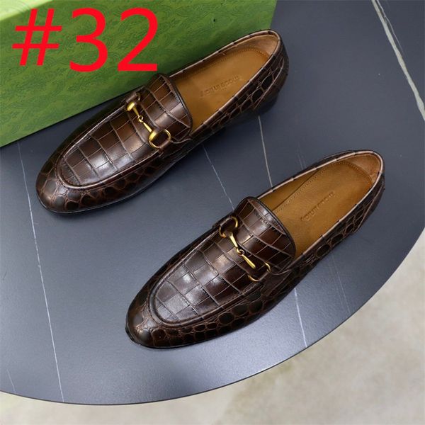 33modelo zapatos de diseño de cuero blanco cuero para hombres resorte transpirable 2023 Nuevos negocios formales Derby zapatos hombre zapatos ingleses casuales para hombres