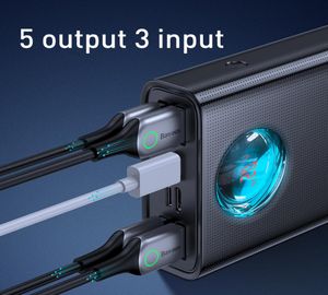33W 65W 30000mAh Banque de puissance de grande capacité USB C PD Charge rapide Chargeur de batterie externe portable pour iPhone Xiaomi Huawei Laptop9705588