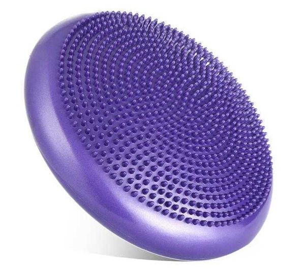 Almohadilla inflable duradera para masaje de Yoga, 33x33cm, deportes universales, gimnasio, Fitness, Yoga, tambaleo, estabilidad, equilibrio, cojín de disco