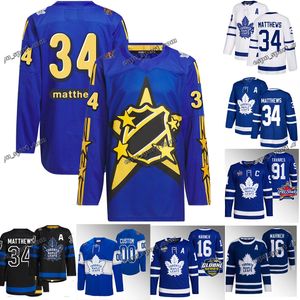 34 Auston Matthews 2024 All-star St. Pats Maple Leafs-truien William Nylander Mitchell Marner John Tavares Matt Murray Morgan Rielly Max Domi Calle Jarnkrok Bertuzzi