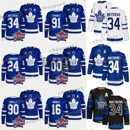 34 Auston Matthews Maple Leafs 2024 Camisetas All-Star Ryan Reaves Mitchell Marner John Tavares Morgan Rielly William Nylander Tyler Bertuzzi John Klingberg Torontos