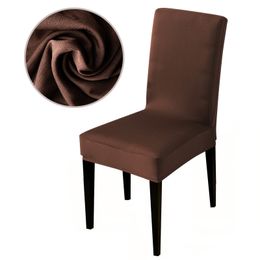 34 couleurs pour le choix de la chaise de taille universelle couverture de chaise de siège de grande élasticité bon marché Couvertures de chaise de siège de siège pour le salon de l'hôtel