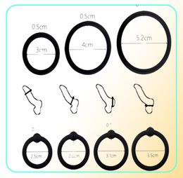 34 PCS Anillos de pene Manga de polla Eyaculación Silicona Tiempo de calma Toya Toys Sexy Toys para hombres Juegos para adultos7738513