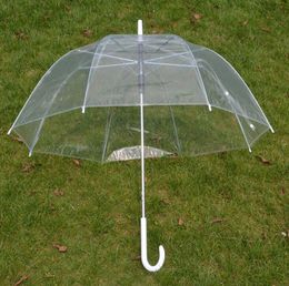 34 "duidelijke paraplu grote bubble diepe koepel schattige roddel meisje transparante parasols windweerstand hoge kwaliteit LX1053