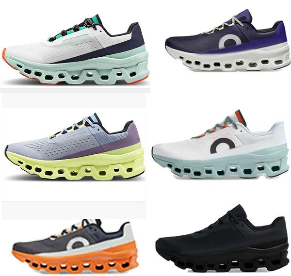 2023 Running Monster Shoes Shoe Monsters Zapato de entrenamiento Colorido Ligero Confort Diseño Hombres Mujeres Snearkers Runners Yakuda Shock Frost Cobalt