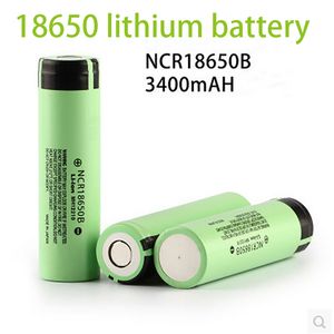 Tête pointue 3400mAh avec plaque de protection, batterie au lithium rechargeable 18650 ncr18650b 3.7v