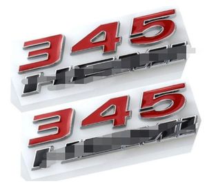 345 embleem badge sticker 3D-logo voor oplader RAM's motorfiets decoratieve accessoires1477130