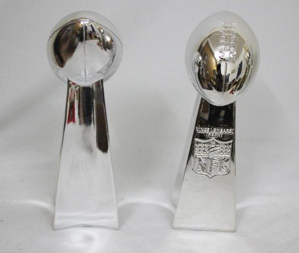 34 cm American Football League Trophy Cup The Vince Lombardi Trophy Height Replica Super Bowl Trophy Rugby Nice Gift5172179