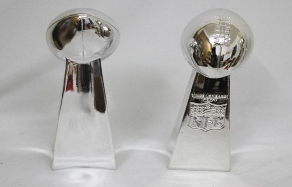 34 cm Coupe du Trophée de la Ligue de Football Américaine Le Trophée Vince Lombardi Hauteur réplique Trophée du Super Bowl Rugby Joli Cadeau 2255623