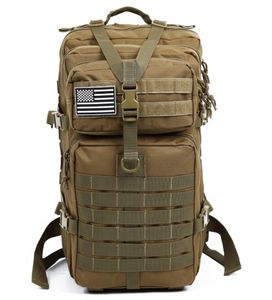 34L Tactical Assault Pack Backpack Army Molle waterdichte Bug Out Bag Small Rucksack voor outdoor wandel kamperen HuntingKhaki4499226