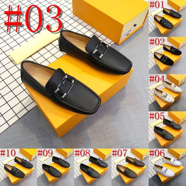 34model Zapatos mocasines de diseñador Zapatos de pana de moda italiana para hombres Zapatos para conducir Zapatos de lujo para hombre de cuero Casual Grace Zapatos de boda para hombres Fiesta