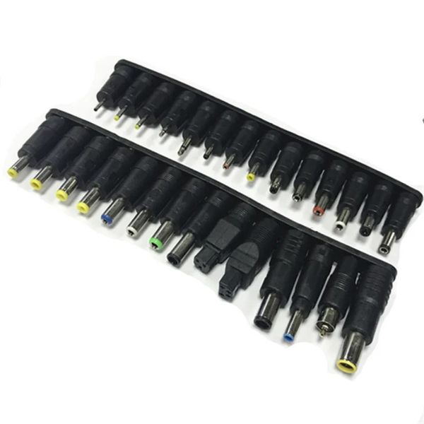 34pcs/28pcs Universal 5.5mmx2.1mm CC CA Power Adaptador Consejos Kits de conector para Lenovo ThinkPad Conjuntos de enchufe de la fuente de alimentación de la computadora portátil