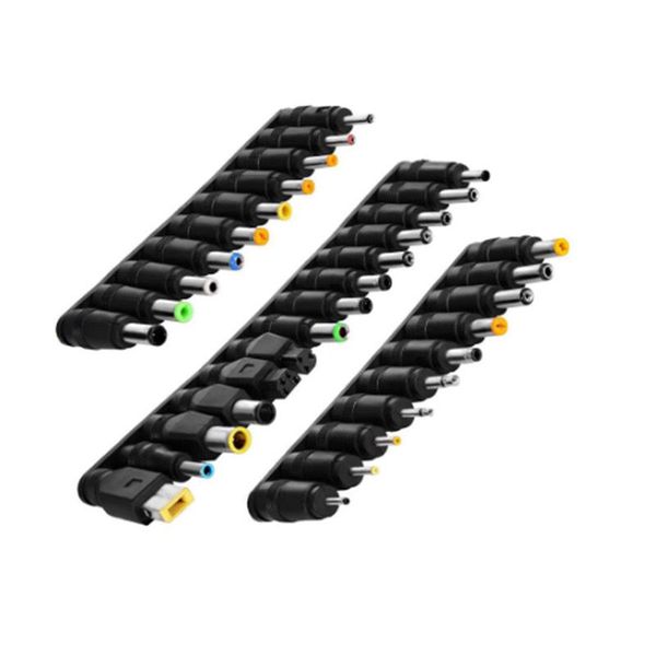 34pcs Universal 5.5mmx2.1mm CC CA ¡Consejos de adaptador de alimentación Kits de conector para Lenovo ThinkPad Fuente de alimentación de la computadora portátil Conjuntos de enchufes con paquete de bolsas