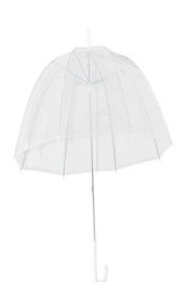 34quot Big Clear Cute Deep Dome Umbrella Girl Fashion transparante paraplu's5713650