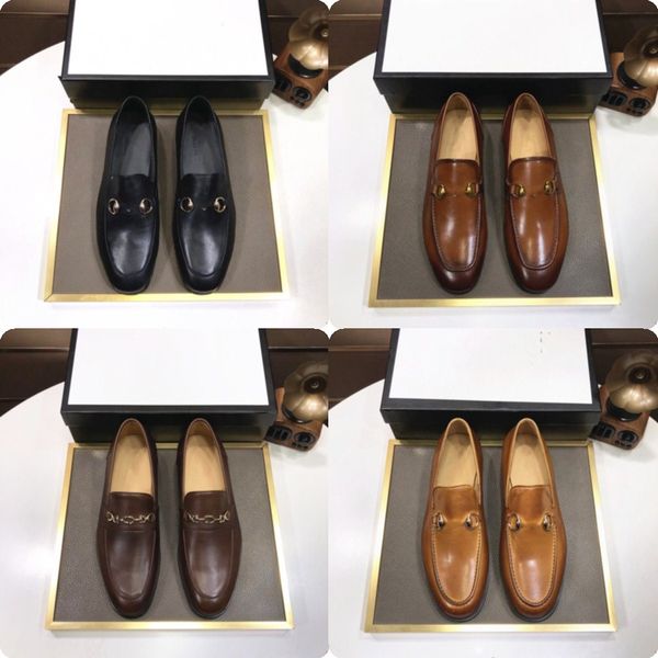 34style 2023 Zapatos de vestir italianos de lujo Zapatos de boda para hombres Mocasines casuales de alta calidad Zapatos planos de diseñador Zapatos Hombre Tallas grandes 38-46