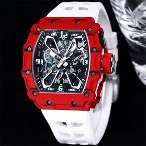 35-03 montre de luxe pour montres pour hommes Relojes mouvement mécanique automatique NTPT boîtier en fibre de carbone montres-bracelets montre de luxe