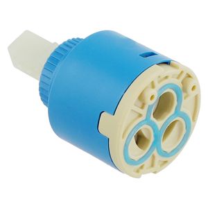 35/40 mm keramische cartridge -kraanaccessoires Hot en koudwater keukentap vervanging reserveonderdelen mixerklep blauw