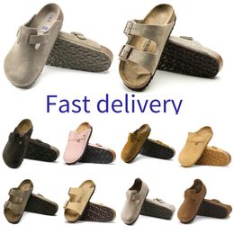 35-44 Designer Slipper Slide Plateforme Bostons Clogs Flip Flop Cuir Slides Buckle Women Sandals Trainers Outdoor Mandis chaussures