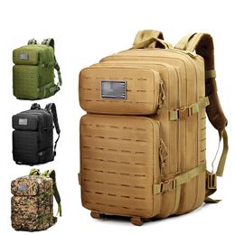 35/45 / 50L Men de randonnée sac à dos grande capacité Men Tactical Men Sackepack Camouflage Travel Randonnée extérieure Backpacks 240521