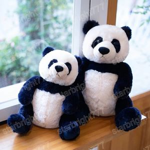 35/45 cm mignon simulation panda poupée en peluche pelucheux dormant poupées douces pour enfants cadeaux d'anniversaire