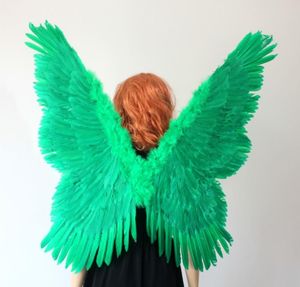 35.4 inch Feather Butterfly Angel Wings Women Teen Led flashing sprookjesvleugel Cosplay Halloween kostuums Halloween Accessoires Fotografie Props Wit Black Pink Red