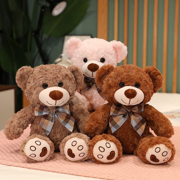 35-50 cm classique ours en peluche jouets en peluche mignon noeud papillon ours en peluche oreiller en peluche doux poupées pour enfants fille amant cadeaux