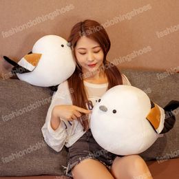 35/50cm simulación redondo pájaro juguetes de peluche muñecas Kawaii encantadora almohada de felpa juguete suave para niñas regalo de bebé