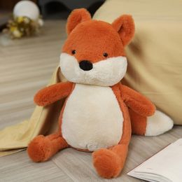 35-90 cm doux moelleux renard en peluche mignon dessin animé Animal renard en peluche poupée filles amant cadeau de la Saint-Valentin Kawaii canapé décor oreillers LA616