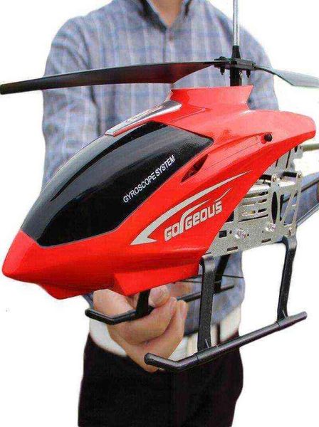 Helicóptero grande de 35 canales, 80 cm, control remoto profesional, anticaída, modelo de dron grande, avión de aleación, avión Rc, juguetes eléctricos para niño 24316221