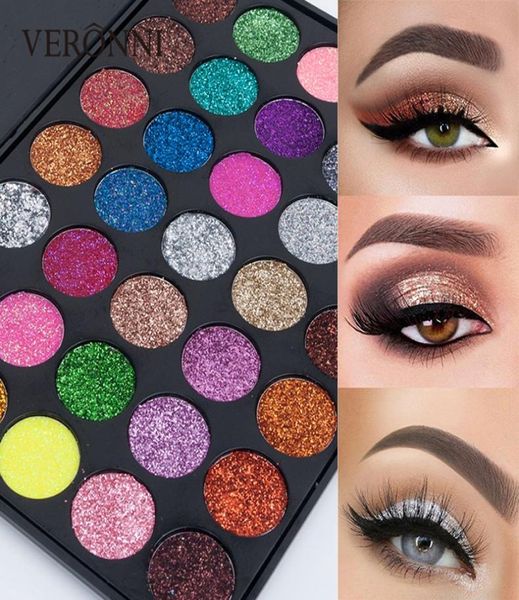 35 Color Glitter Paleta de sombras de ojos metálicas Pigmento prensado Pigmento Matte Sombras de maquillaje Paleta de maquillaje Maquiagem5976918